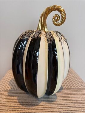 MacKenzie-Childs Medium Beaded  Pumpkin